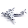 DIE CAST C-17 TRANSPORTER PLANE PULL BACK - Grey
