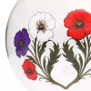  Glass Poppy Christmas Baubles