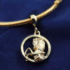 Gold-plated Horse Charm