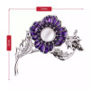  Precious Poppy, Pearl, Limited Edition Brooch