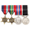  New Zealand WW2 Pacific 4 Medal Set
