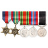New Zealand WW2 Pacific + Defence Medal Set
