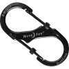 SlideLock Steel S-Biner - 4 Black Organise, connect, carry, and keep your valuables extra secure with the S-Biner SlideLock Double-Gated Carabiner. Made of high-quality stainless steel, the S-Biner SlideLock features two simple, innov