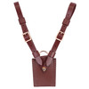  Infantry/ Artillery Leather Sword Frog (Red Brown)