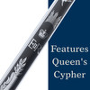  Windlass Ladies Air Force Sword with Below Air Rank Scabbard - Carbon Steel (Queens Cypher)