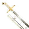  Windlass General Officers Sword with Nickel Plated Scabbard (Queens Cypher)