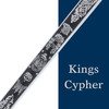  Windlass Artillery Sword with Leather Scabbard - Stainless Steel (Kings Cypher)