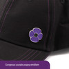  I Remember - Purple Poppy Black Cap
