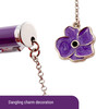  I Remember - Pen with Purple Poppy Charm