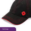  I Remember - Red Poppy Black Cap
