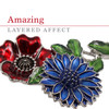  Cornflower and Poppy Brooch - The Battle of Fromelles