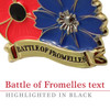  Cornflower and Poppy Lapel Pin - The Battle of Fromelles