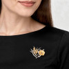  Nature of Remembrance Poppy and Golden Wattle Limited-Edition Brooch