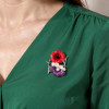  Nature of Remembrance Poppy and Native Violet Limited-Edition Brooch