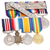 WW1 Trio + Military Medal Replica Set