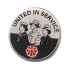  In Service We Trust Lapel Pin