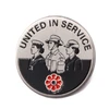  In Service We Trust Lapel Pin