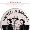  In Service We Trust Lapel Pin