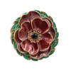  Red Poppy, Rosemary Carrier Lapel Pin