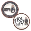  BrandNet Archive Edition | Navy - 125 Years For Our Nation Silver-plated Limited-Edition Medallion