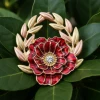  BrandNet Archive Edition | Nature of Remembrance Poppy and Laurel Limited-Edition Brooch