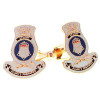 HMAS Stuart Cuff links HMAS Stuart 20mm full colour enamel cuff links. Order now from the military specialists. These beautiful gold plated cuff links are the perfect accessory for work or functions.