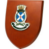 HMAS Stirling Shield Plaque An Exceptional HMAS Stirling Plaque order now. This beautiful plaque features a 100mm full colour enamel crest set on a 200x160mm timber finish shield. Presented in a stylish silver gift box with form