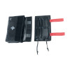  Tasmanian Tiger IFAK Pouch Black First Aid Kit with quick-access system. The panel with loops for individual loading can simply be lifted out. Opens out, with Velcro fastening; Pull out panel for individual loading; Can also be used