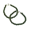  Pants Elastic Olive 2 Pack Keep your pants secure around boots and ankles. These braided elasticised cotton bands are strong and secure, holding your pant legs in place for as long as you need. Secured with a metal hook and loo
