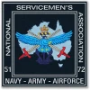 Nashos Pocket Badge Bullion A quality official Nashos Bullion Pocket Badge order now from the military specialists. Outstanding detail in this official Nasho pocket bullion badge.  Superb embroidery presents the National Service