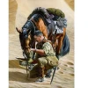  A Drop For My Mate Canvas Print 80 x 60 This painting is a poignant image that represents the relationship that developed between many of the Australian Light Horsemen and their faithful horses. The loyalty, respect and affection between ma