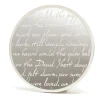 Silver Plated Poppy Medallion In Gift Box