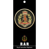 RAR Medallion On Card The Royal Australian Regiment (RAR) medallion, order now from the military specialists. Displayed on a presentation card. This spectacular 48mm full-colour enamel medallion will start conversations wh