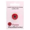 2D Poppy Recollections Lapel Pin