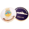HMAS Warramunga Medallion The HMAS Warramunga medallion. Order now from the military specialists. This spectacular 48mm full-colour enamel medallion with the ships crest on the front and ships profile on the reverse, will star