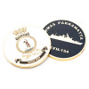 HMAS Parramatta Medallion The HMAS Parramatta medallion. Order now from the military specialists. This spectacular 48mm full-colour enamel medallion with the ships crest on the front and ships profile on the reverse, will star