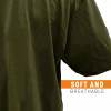  Military Undershirt Green - 100% Cotton