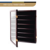  Challenge High Gloss Timber 49 x Coin Wall Mountable Display Case