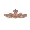 Engineering Officer Brass Badge Large Order the Engineering Officer Brass Badge today from the military specialists. Available in a large size, this badge is perfectly sized and features two butterfly clutch pins to make it ready for wear