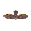  Maritime Geospatial Officer Bronze Badge Small Order the Maritime Geospatial Officer Brass Badge today from the military specialists. Available in a small size, this badge is perfectly sized and features two butterfly clutch pins to make it ready
