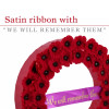  30cm Poppy Remembrance Wreath