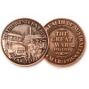  To The Western Front 1916 Commemorative Penny This special AGW antique finish penny commemorates the start of Australia's campaign on the Western Front. In March 1916 Australian troops departed Alexandria in Egypt and landed in the French Port of