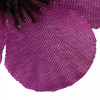  Purple Donation Fabric Poppy w/Wire Stem