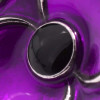  3D Purple Poppy Badge