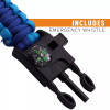  Paracord Bracelet Light Blue and Blue