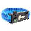  Paracord Bracelet Light Blue and Blue