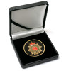 RAAMC Medallion In Case Superb Royal Australian Army Medical Corps (RAAMC) 48mm medallion presented in a leather look gift box. Order now, the block is presented in a form cut gift box making it perfect for awards, presentat