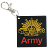  Army PVC Key/Bag Tag Clip this great Army branded tag onto your keys or bag and proudly promote your connection to Army.  Perfect gift and promotional item for both adults and children