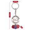  Remember Their Service Red & Purple Poppy Key Ring