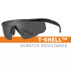  Wiley X Saber Advanced Smoke Grey Lens Glasses w/Matte Black Frame